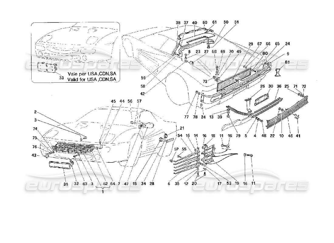 part diagram containing part number 64456700