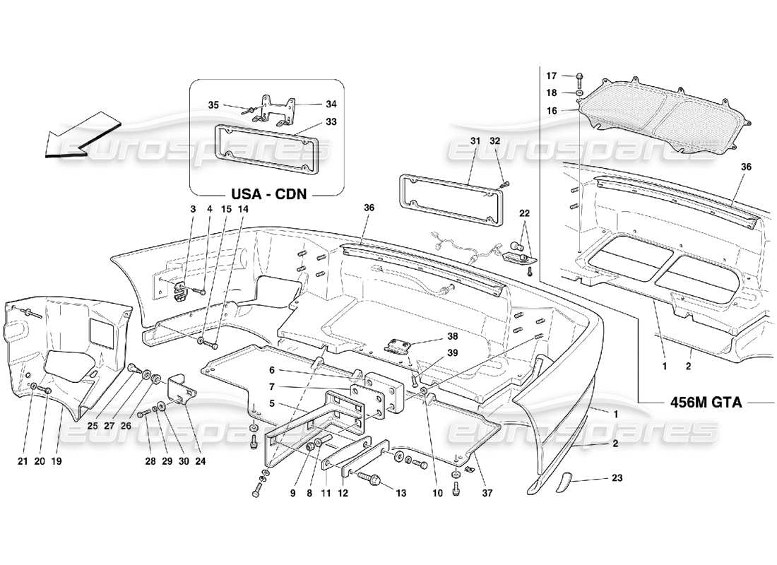 part diagram containing part number 65444610