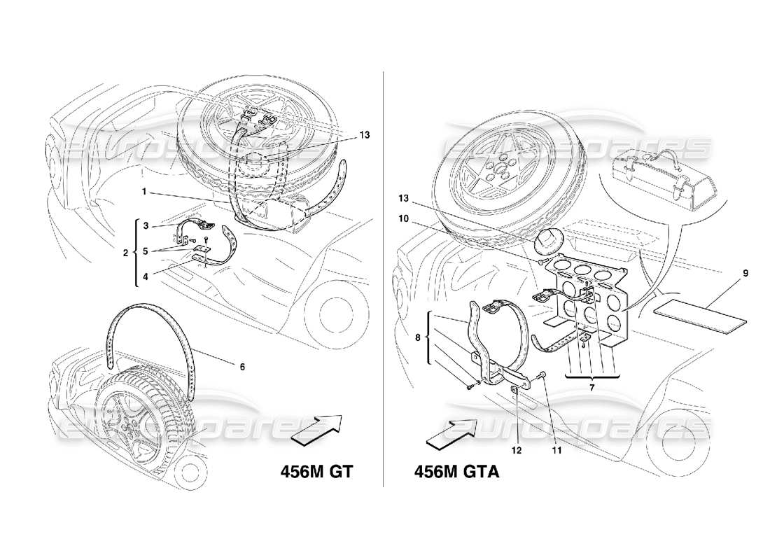 part diagram containing part number 65807000