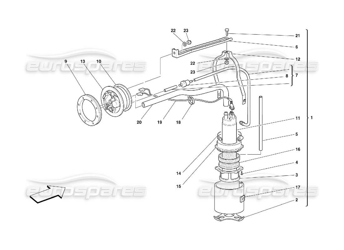 part diagram containing part number 175332