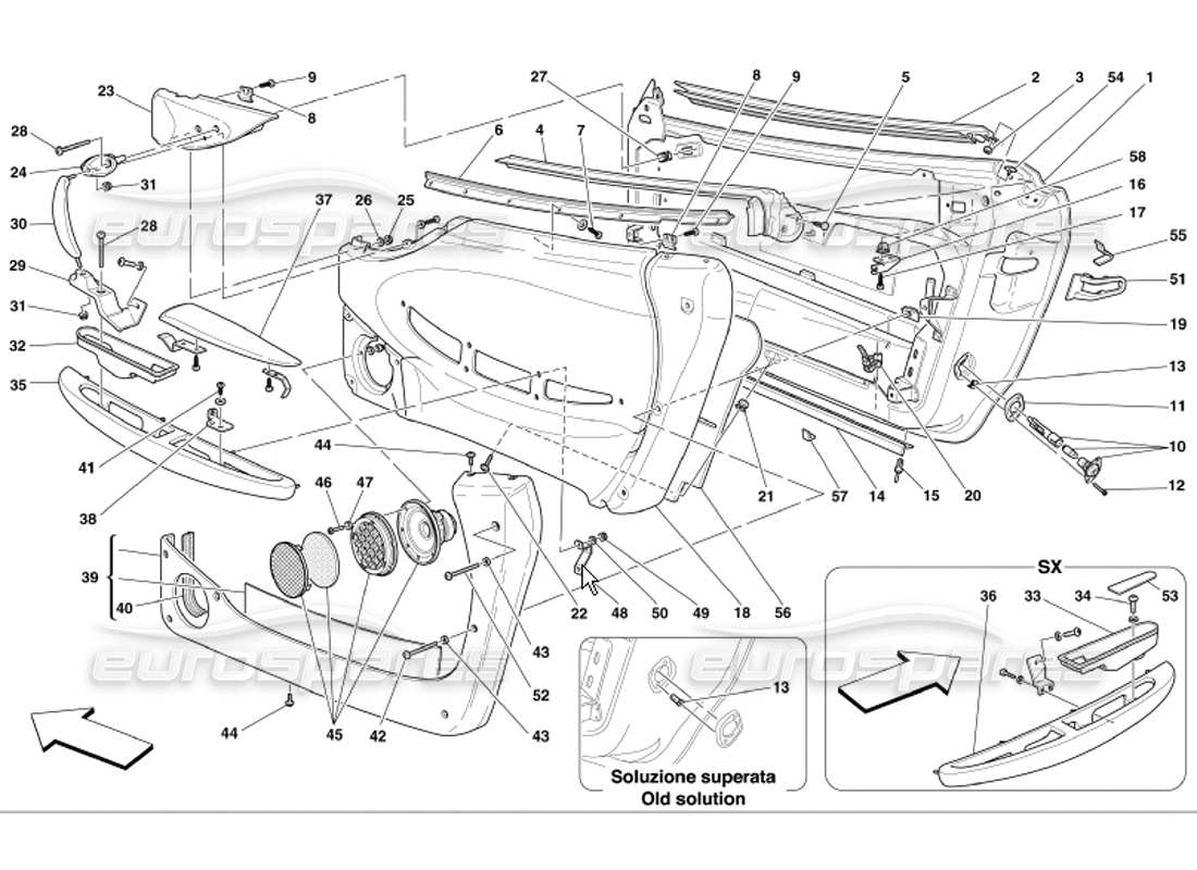 part diagram containing part number 65013000