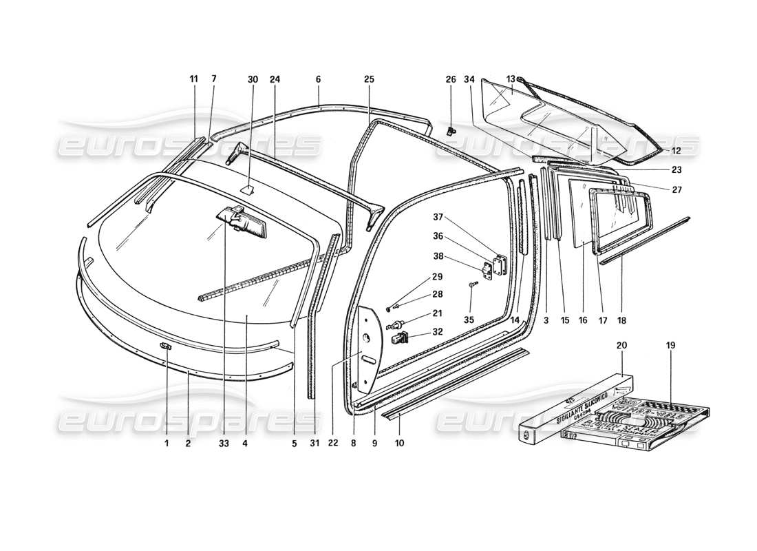 part diagram containing part number 60291903