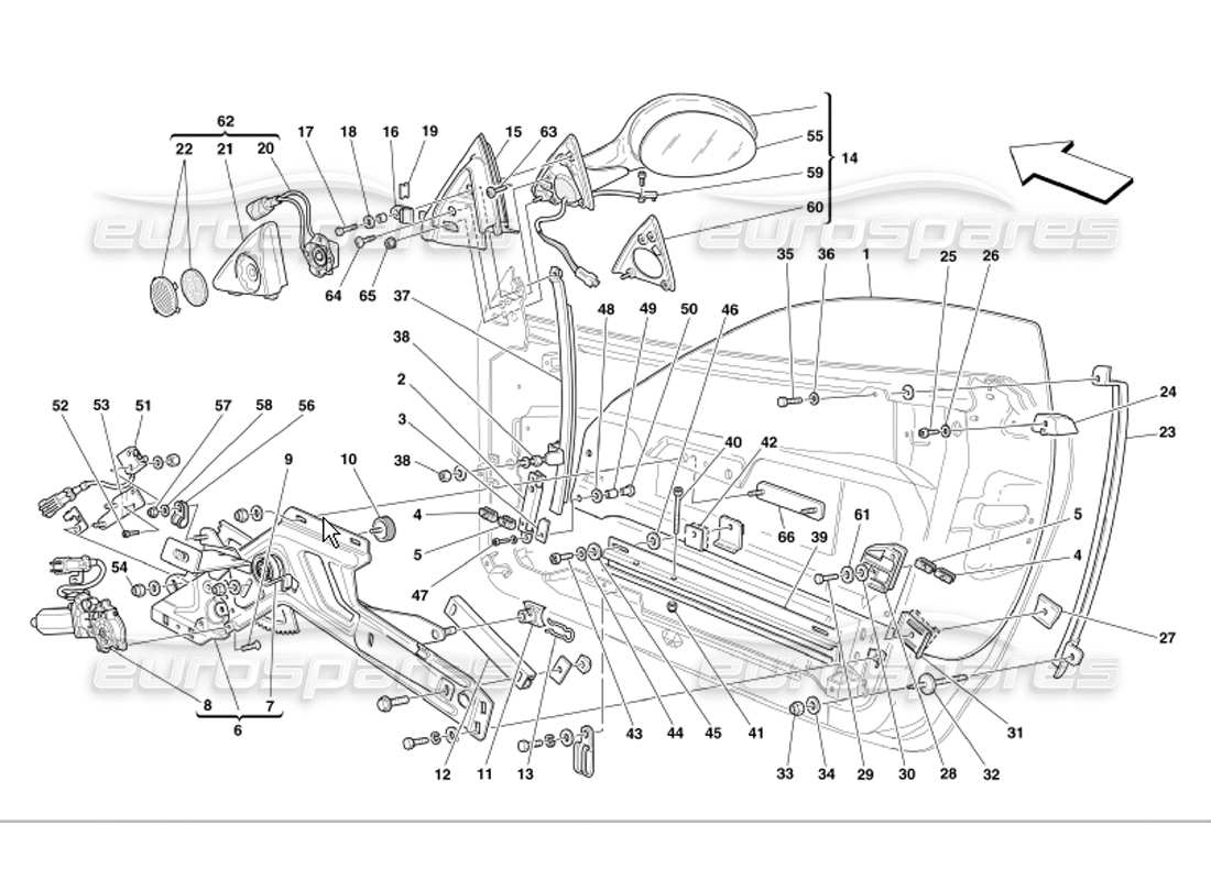 part diagram containing part number 65731810