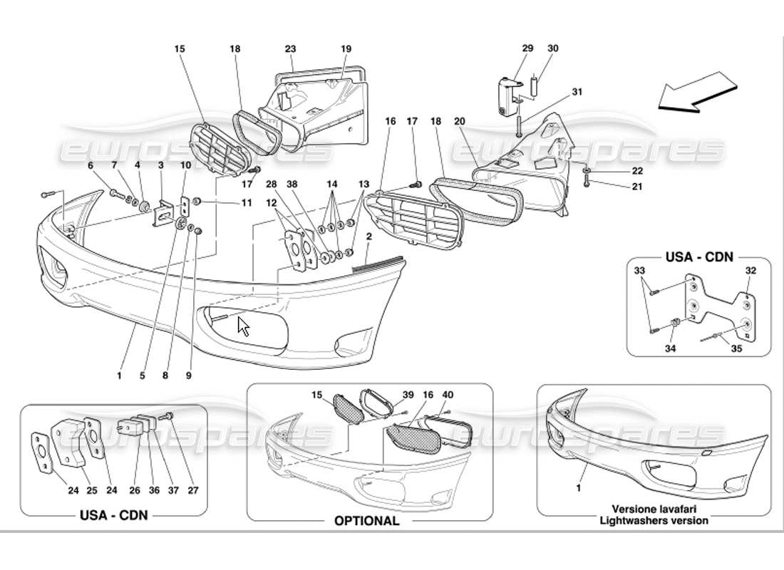 part diagram containing part number 65005310