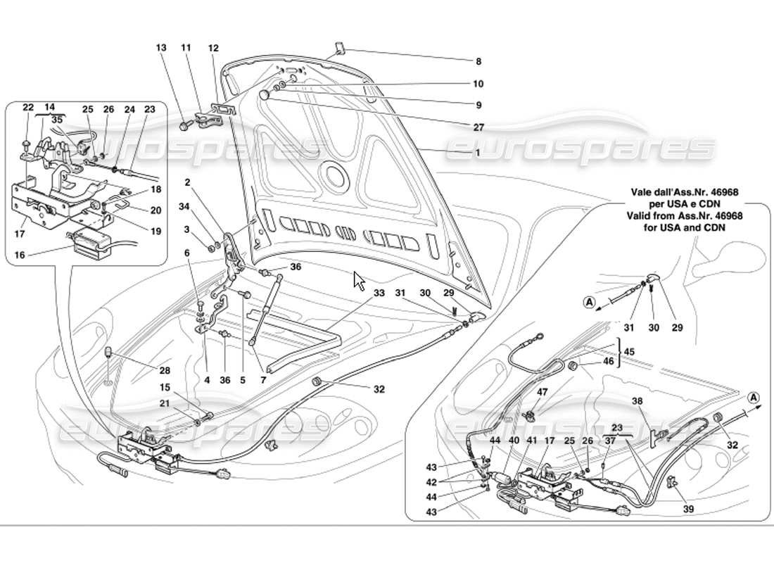 part diagram containing part number 67053000