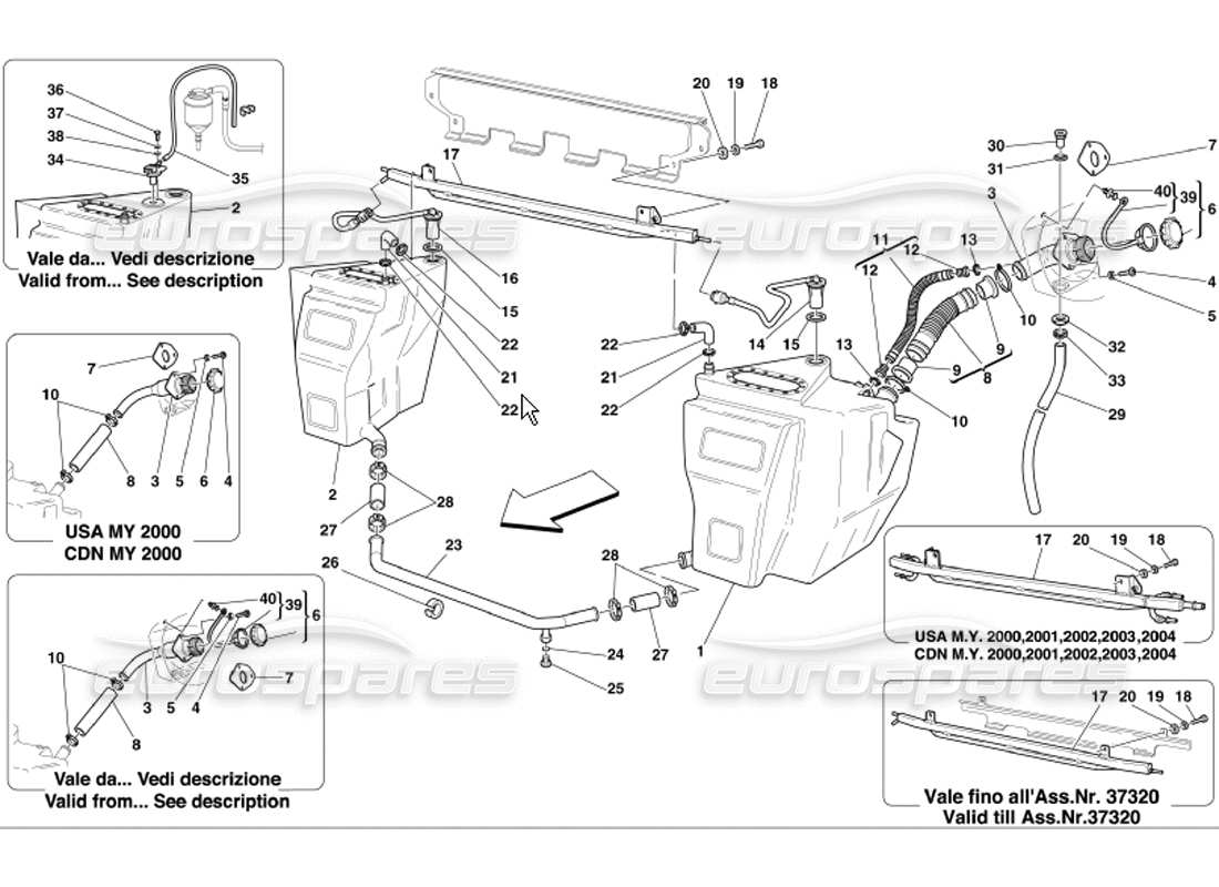 part diagram containing part number 187008