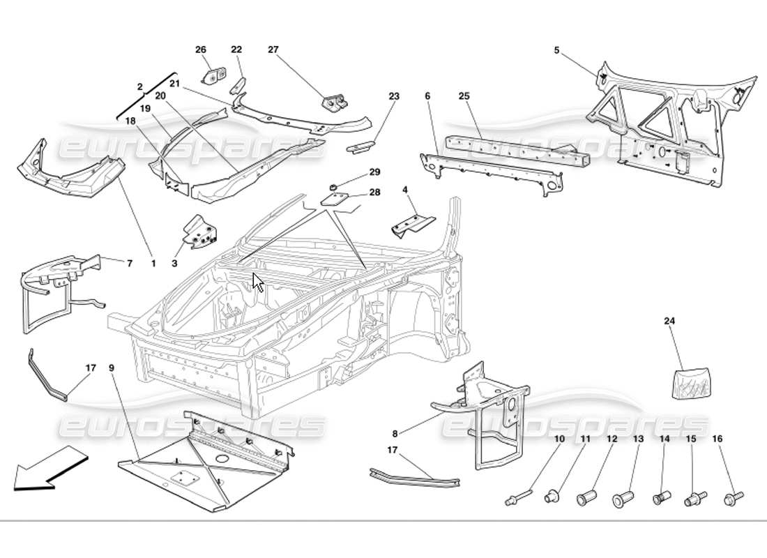 part diagram containing part number 14642891