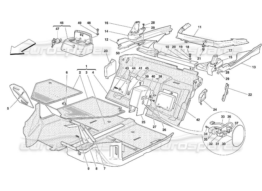 part diagram containing part number 64910899