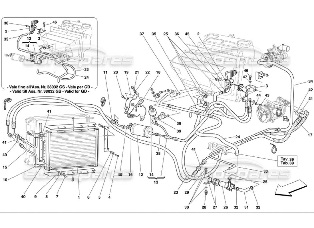 part diagram containing part number 65830700