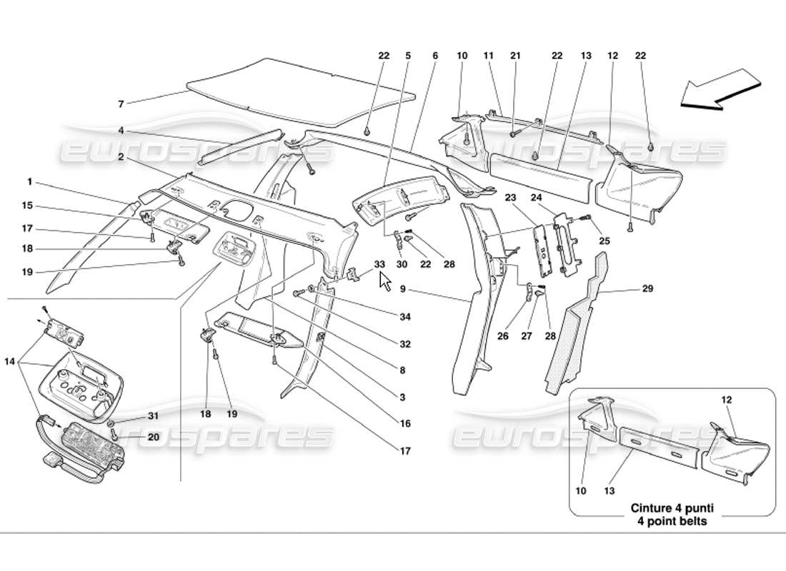 part diagram containing part number 65069900