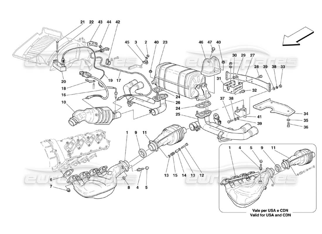 part diagram containing part number kl-fer-360-200-cs-ss
