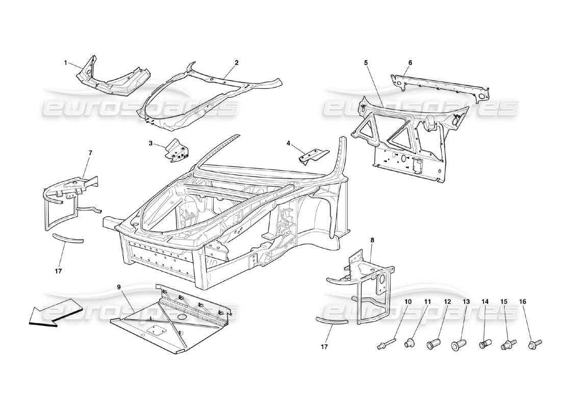 part diagram containing part number 65317200