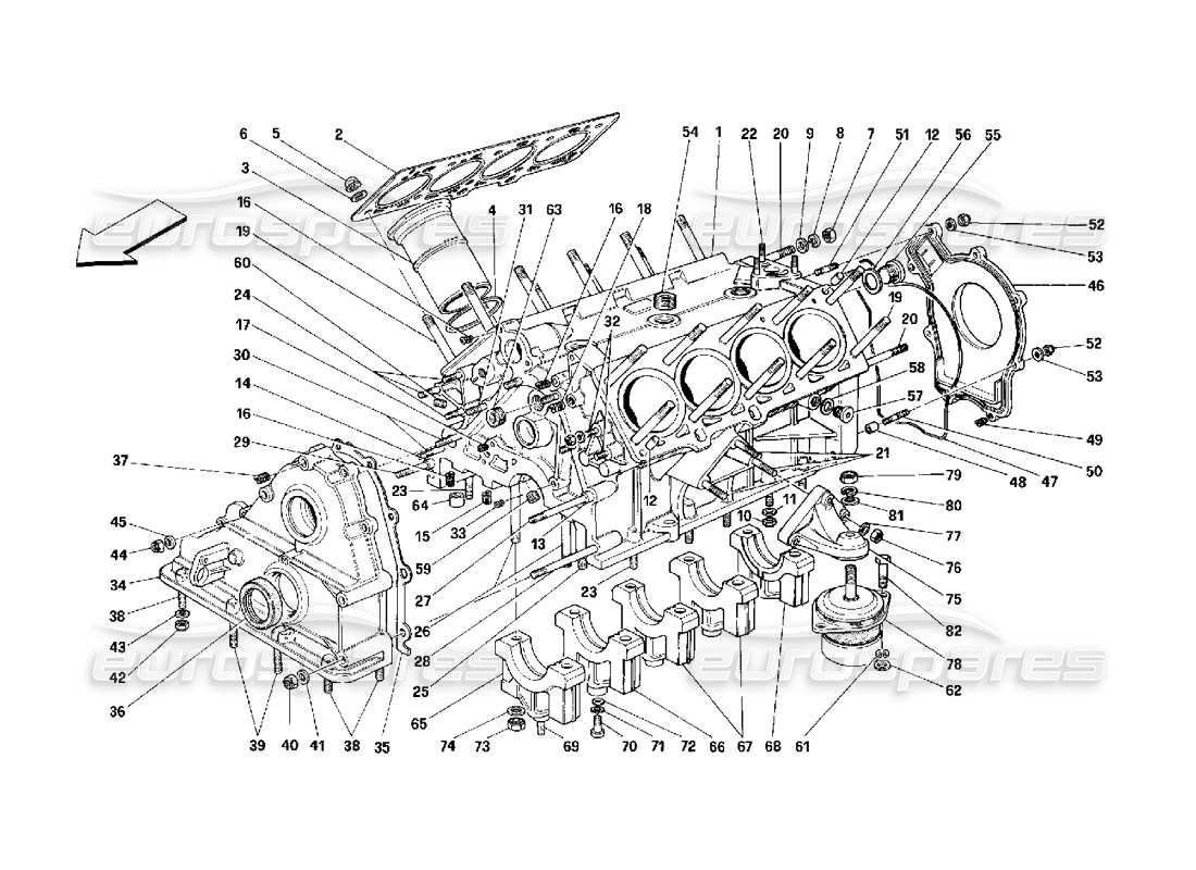 part diagram containing part number 95961962