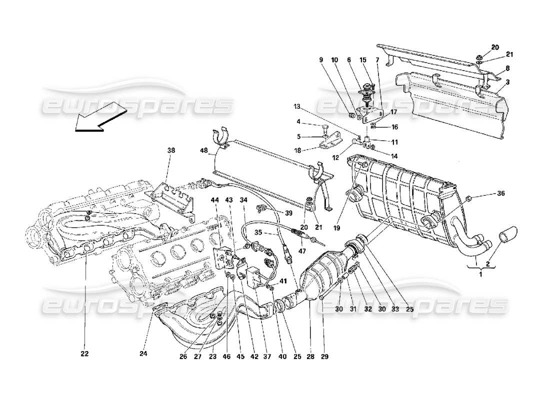 part diagram containing part number 95200022