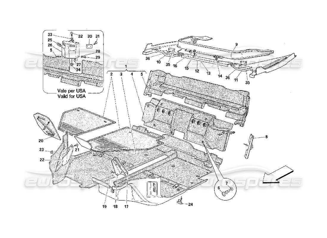 part diagram containing part number 63659500