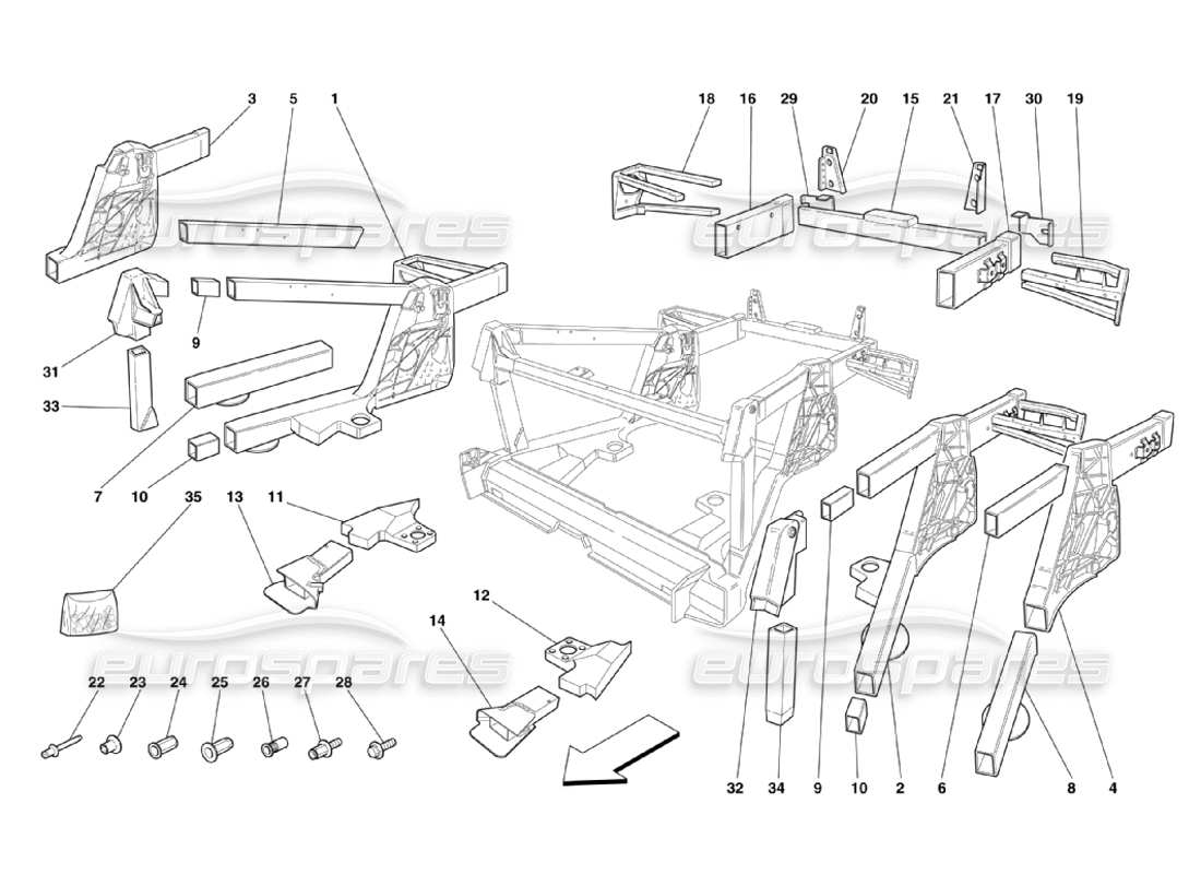 part diagram containing part number 66051100