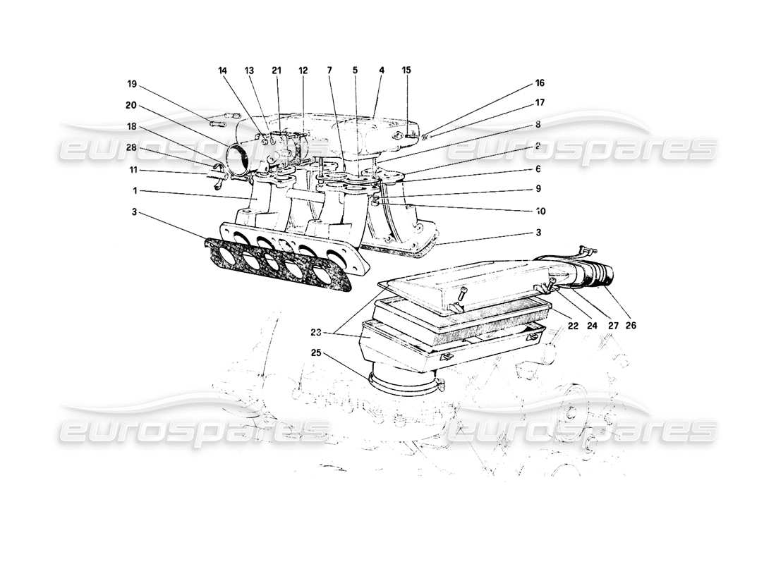 part diagram containing part number 117357