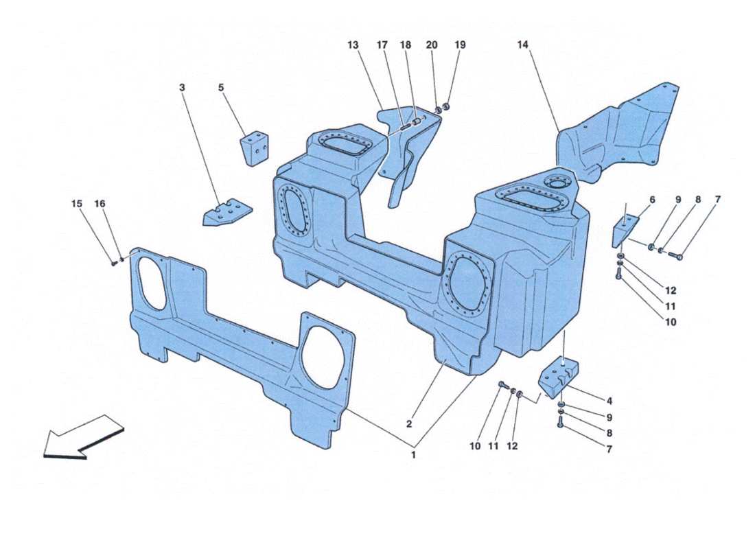 part diagram containing part number 265305