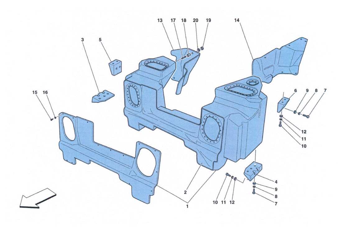 part diagram containing part number 268014