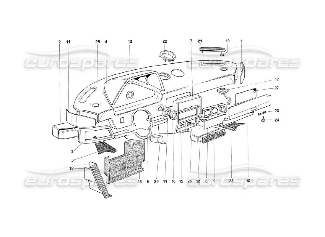 part diagram containing part number 61996000