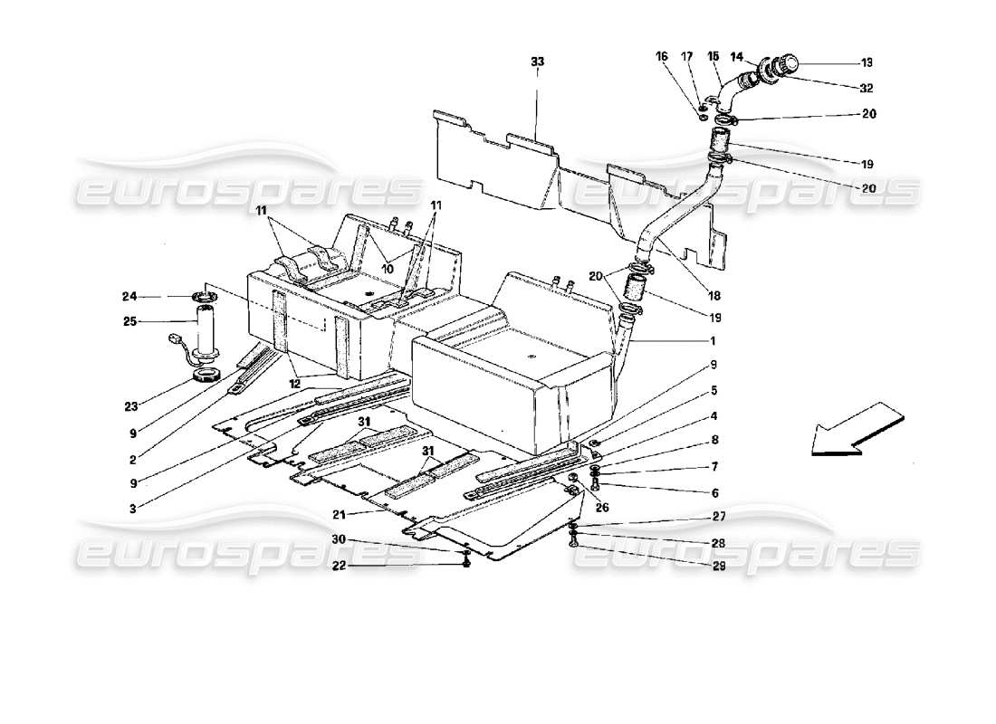 part diagram containing part number 15829001