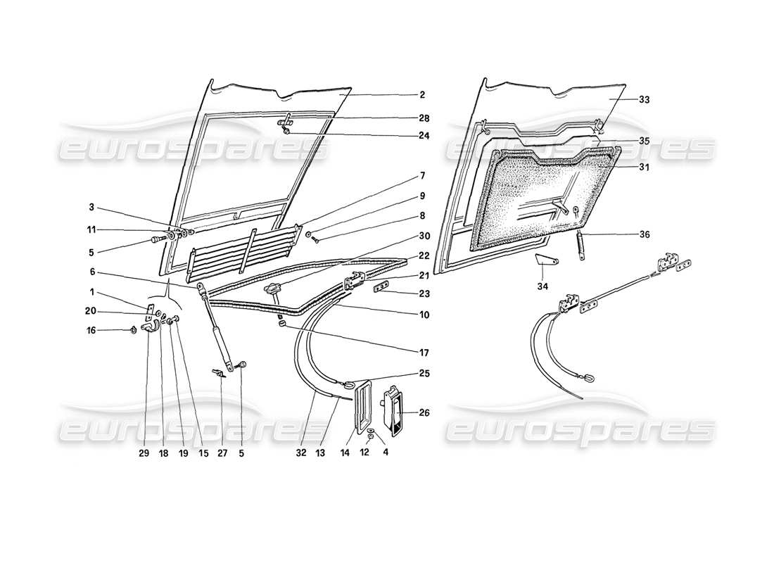 part diagram containing part number 62576000