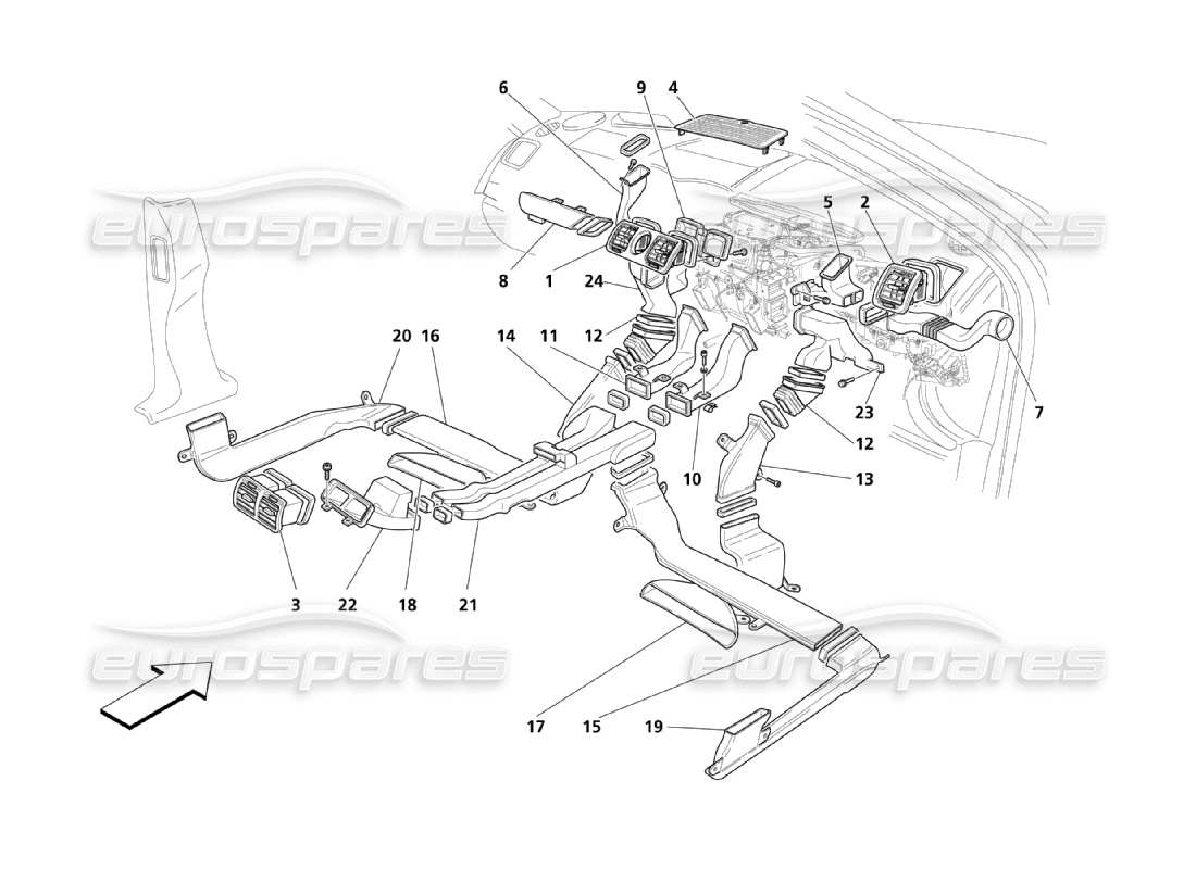 part diagram containing part number 66553000