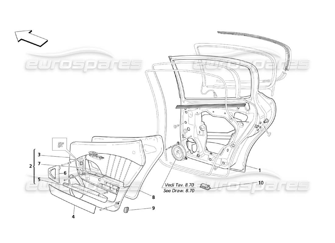 part diagram containing part number 67062200