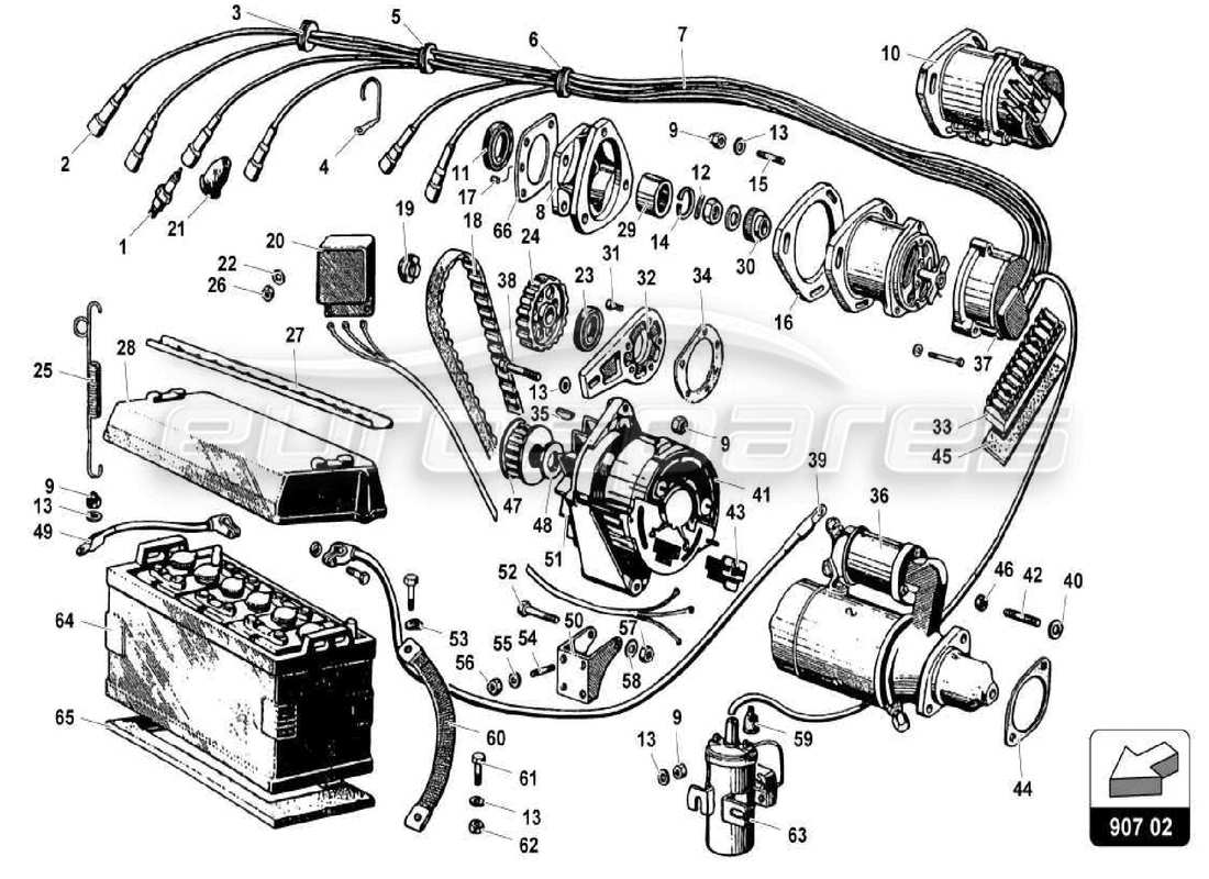 part diagram containing part number 001605255