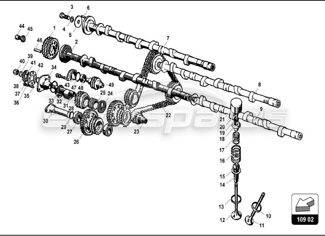 part diagram containing part number vn-00967