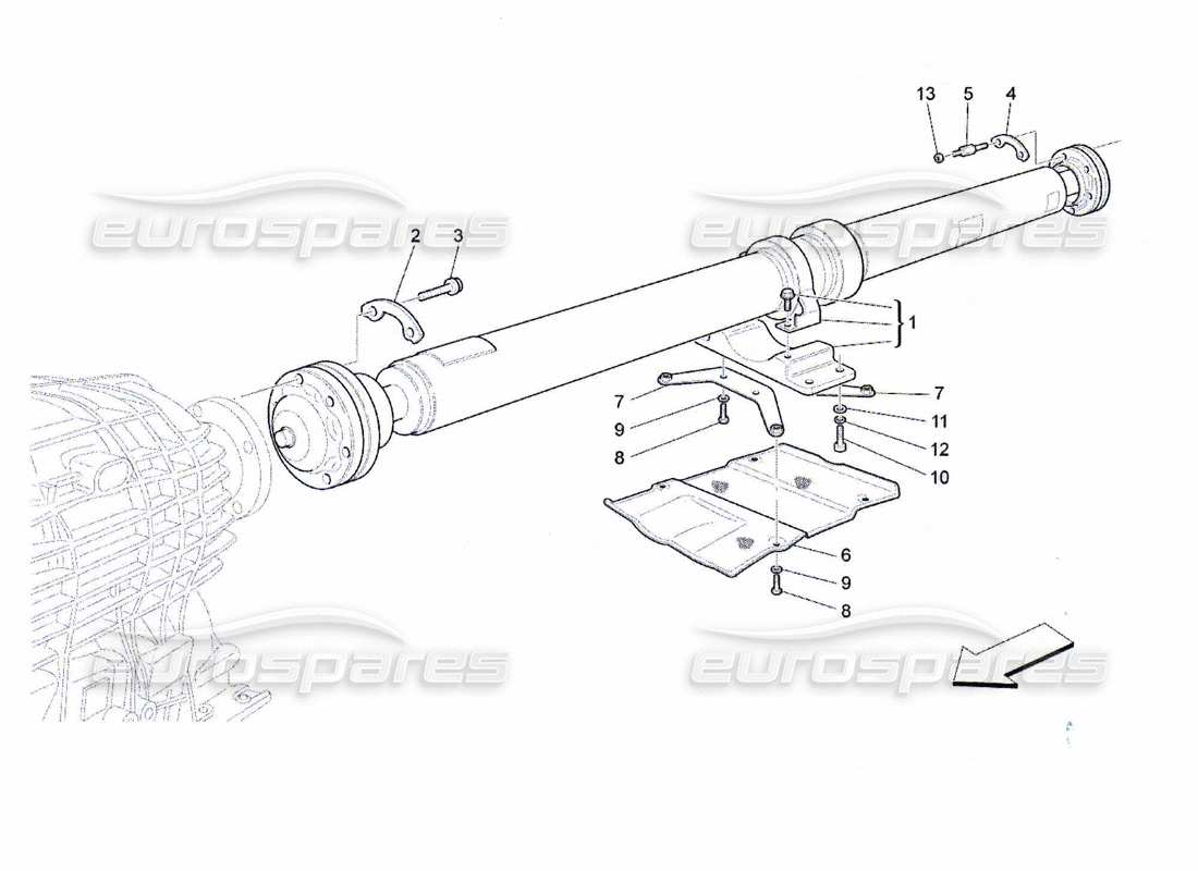 part diagram containing part number 225154