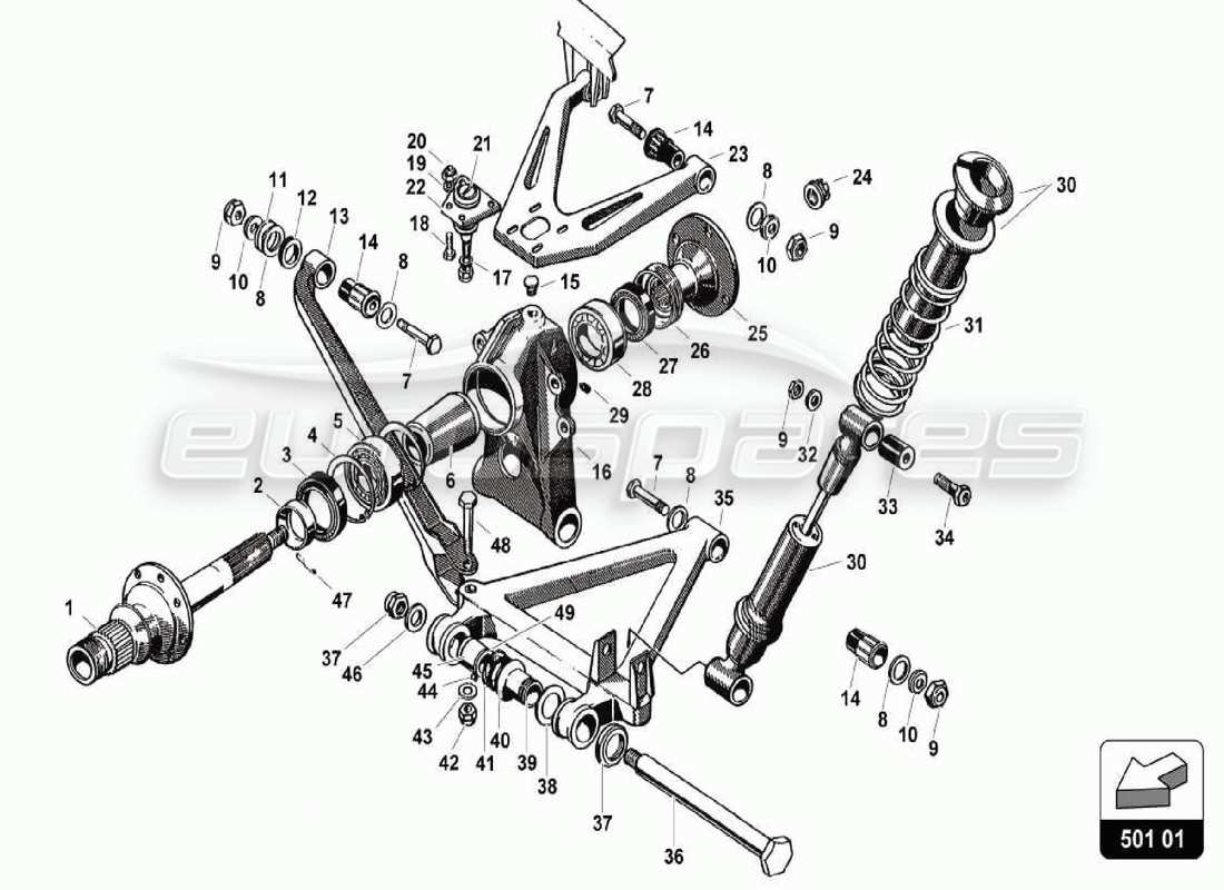 part diagram containing part number gn-00750