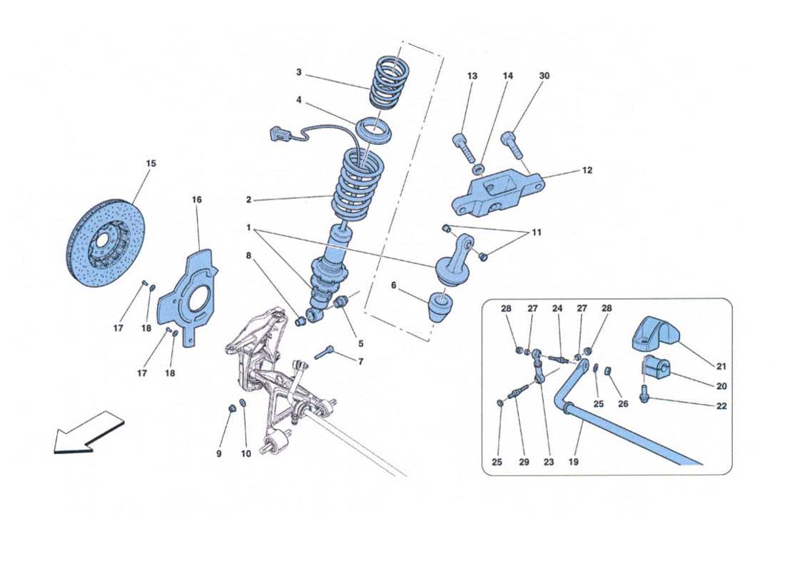 part diagram containing part number 267551