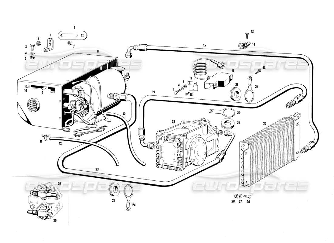 part diagram containing part number bnt 58255