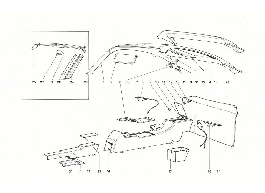 part diagram containing part number 60795500