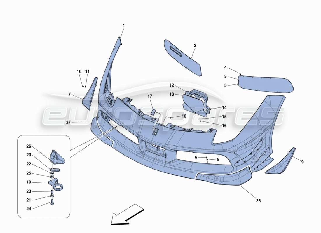 part diagram containing part number 88918500