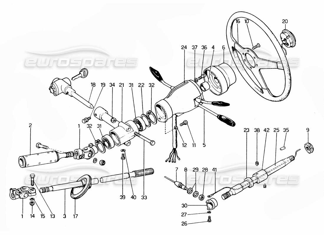 part diagram containing part number m8x354 uni 5737