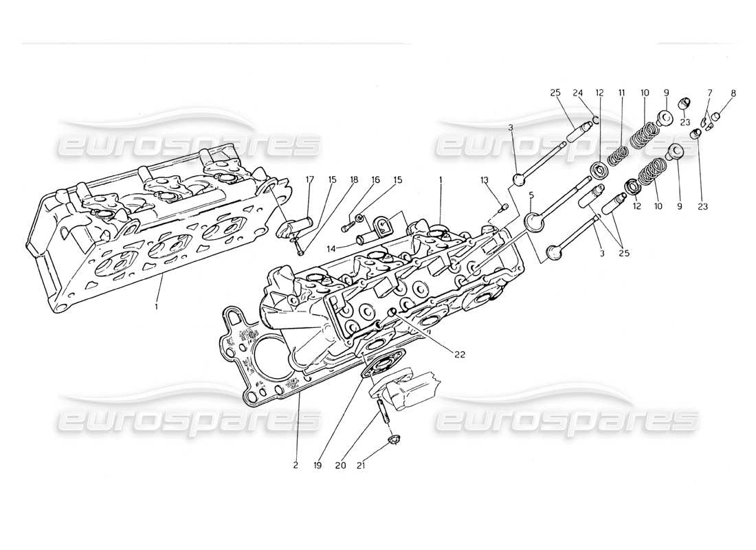 a part diagram from the maserati 228 parts catalogue