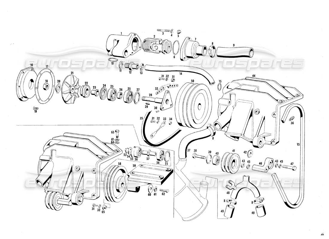 part diagram containing part number rl54461