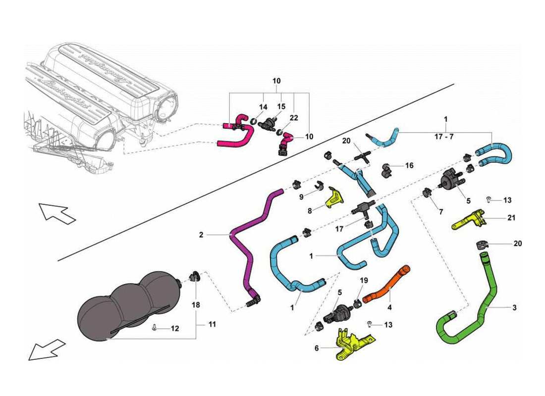 part diagram containing part number 07l133240h