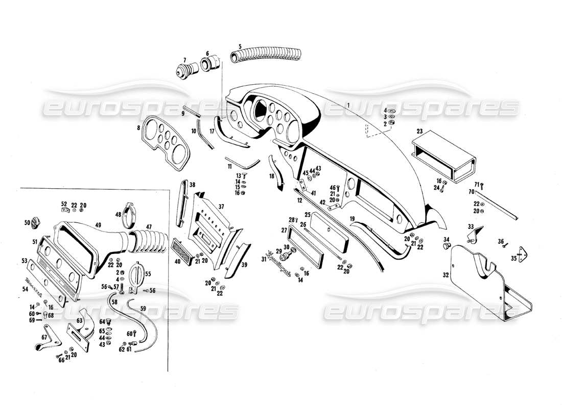 part diagram containing part number 109 bv 57190