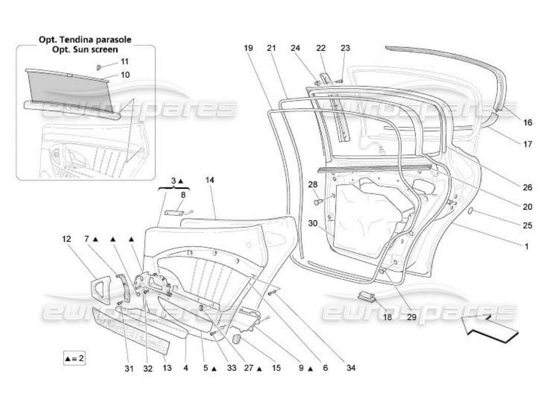 part diagram containing part number 66514100