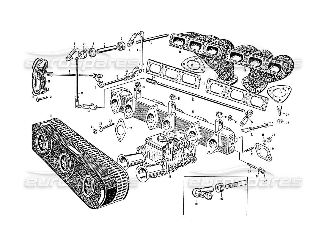 part diagram containing part number rn43043