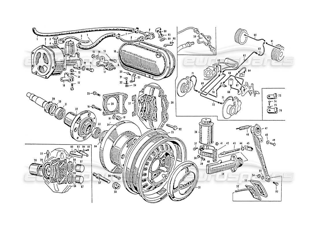 part diagram containing part number bnt/58614