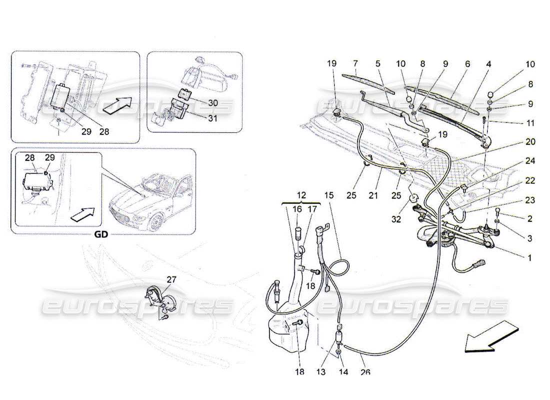 part diagram containing part number 68468200