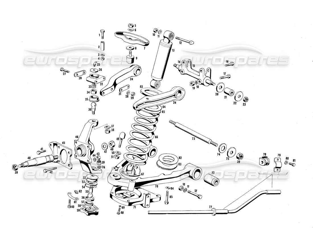 part diagram containing part number sa048197