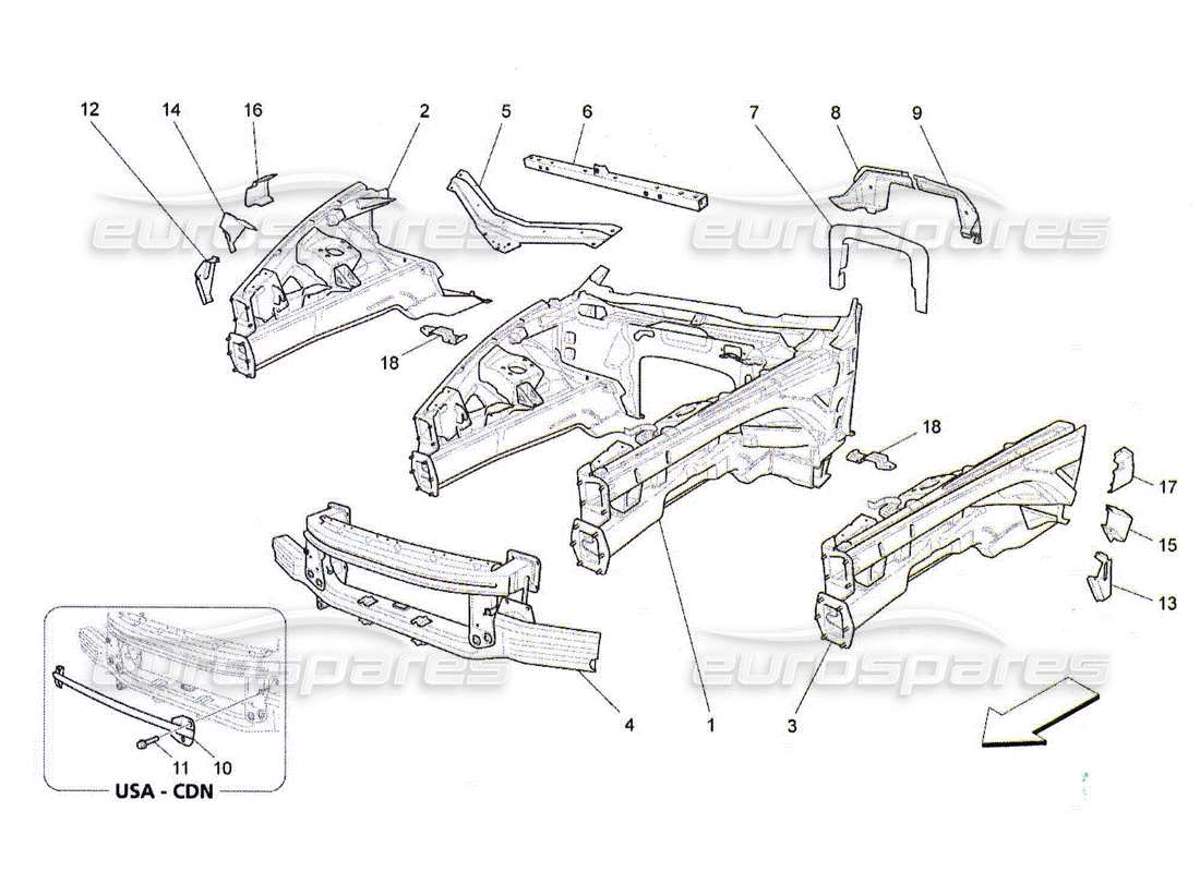 part diagram containing part number 67214400