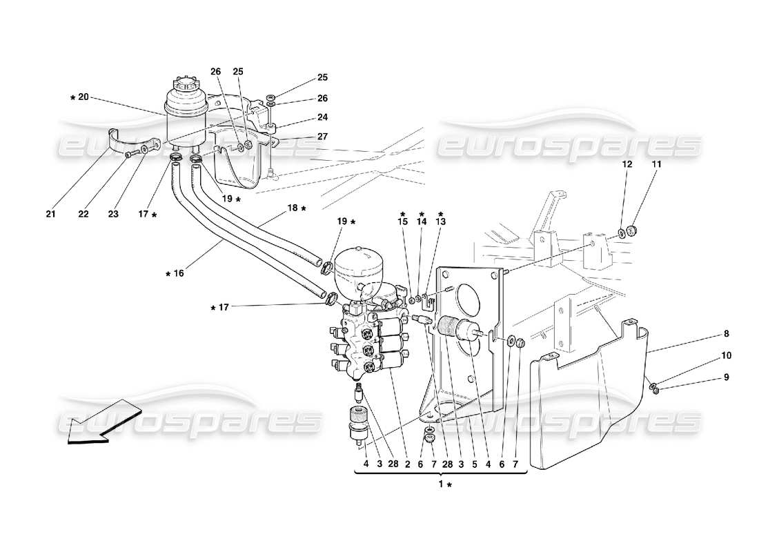 part diagram containing part number 167852