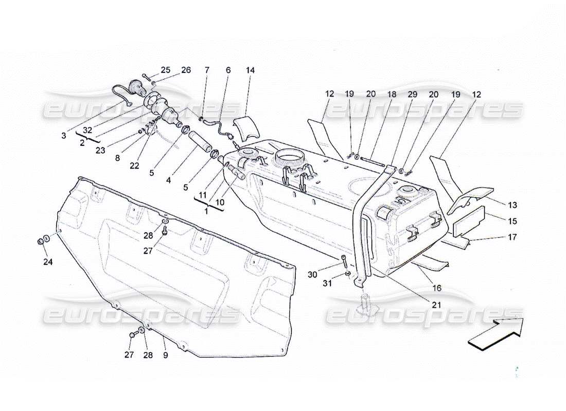 part diagram containing part number 192992