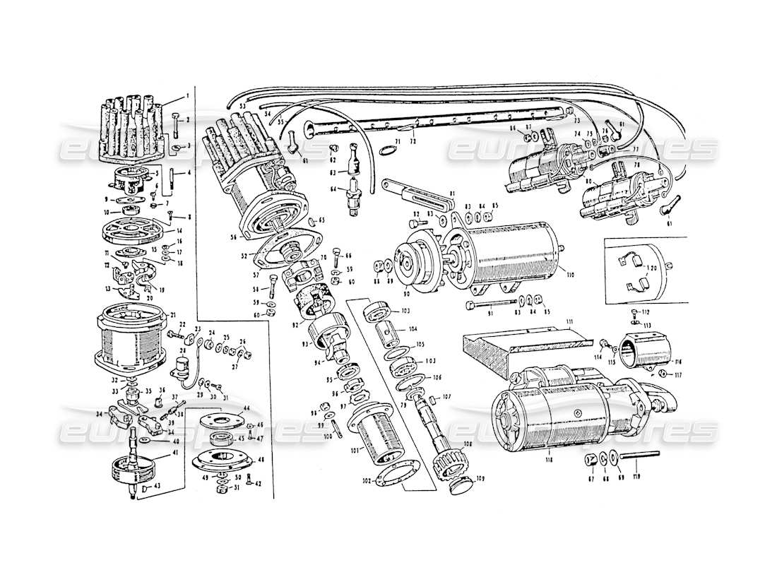 part diagram containing part number mar st.100dtem/151